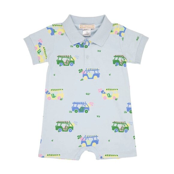 The Beaufort Bonnet Company Other - The Beaufort Bonnet Company TBBC Sir Proper's Romper in Bay Hill Buggy 18-24M